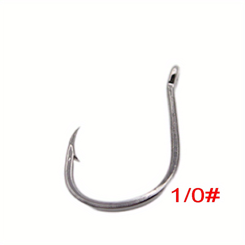 Sea Fishing Hook With Barbed Distortion Mouth And Circle - Temu