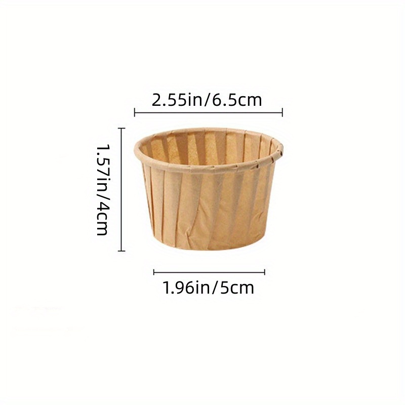 50pcs disposable muffin cups cupcake cups heat resistant paper cupcake liners muffin molds baking tools kitchen gadgets kitchen accessories home kitchen items details 2