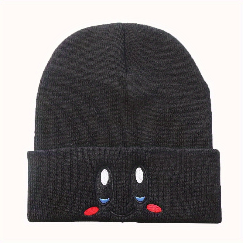 Embroidered Knitted Beanie Hat for Men and Women