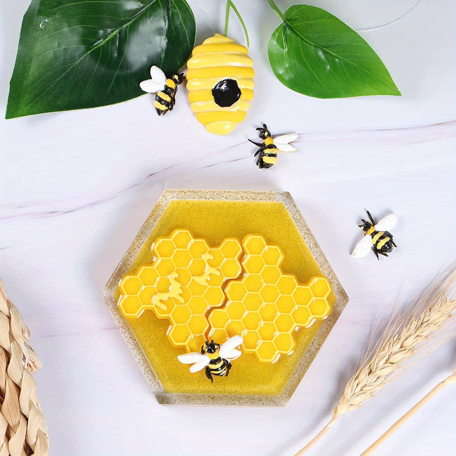 Diy Bee Silicone Mold Honey Bee Festival Cake Candy Chocolate Mold