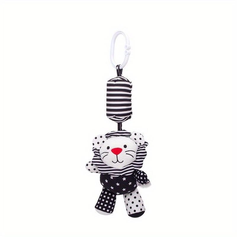 early education black and white rattle bed bell newborn toy car hanging plush baby toy baby toy 0 1 years old educational baby newborn gift details 6