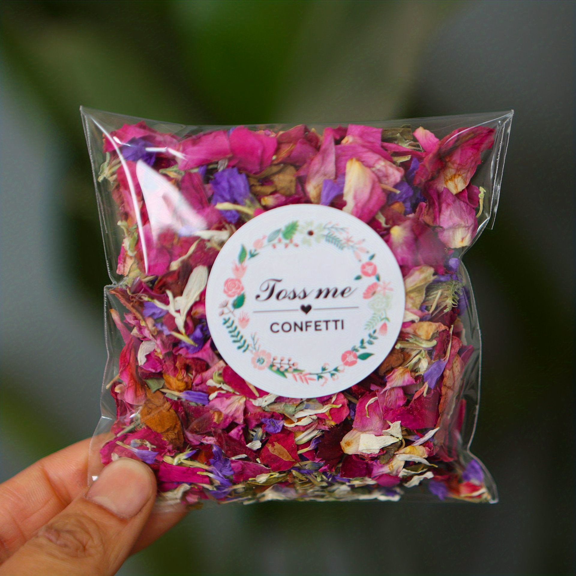 Dried Rose Confetti Flower Petals Art Craft Dry Floral For - Temu