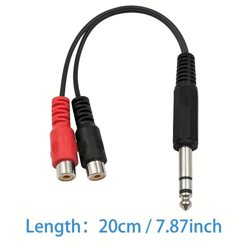 3.5 mm TRS to Dual RCA - Couplers - Audio Adapters