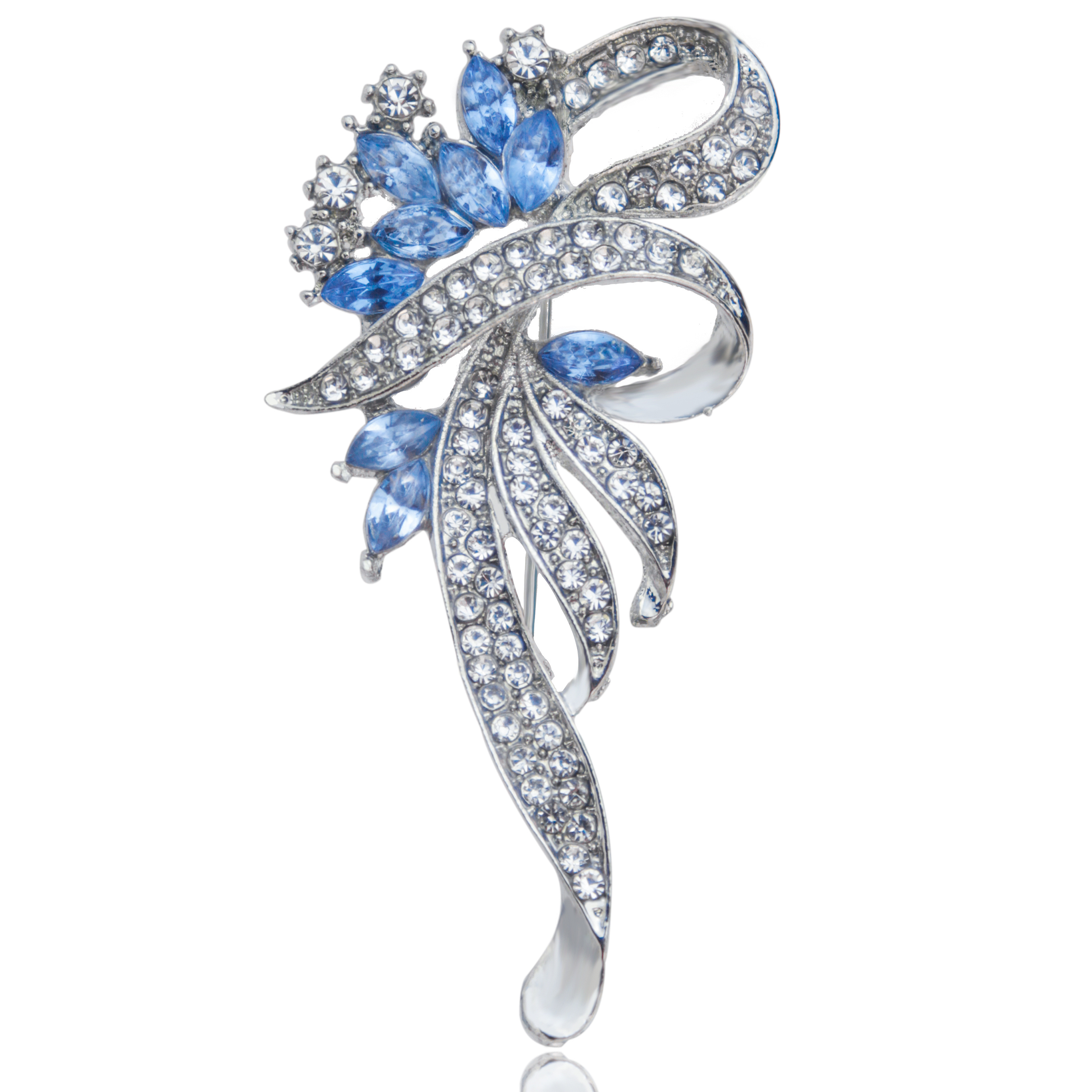 Elegant Crystal Flower Brooch Pin For Women Perfect - Temu