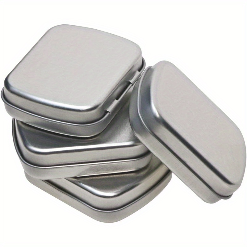 Flip Iron Boxes Metal Tin Box Portable Small Container Mini - Temu