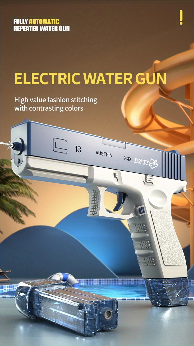 Electric Water Gun Adults Children Automatic Water Gun - Temu