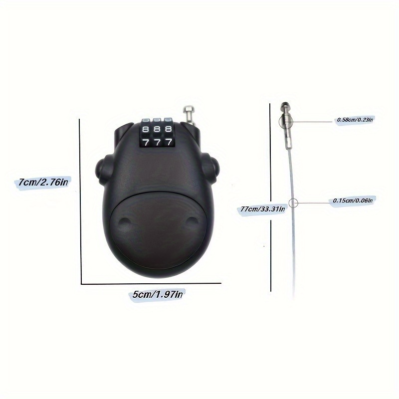 Cable Lock Travel Lock Luggage Lock Travel Combination Lock Temu
