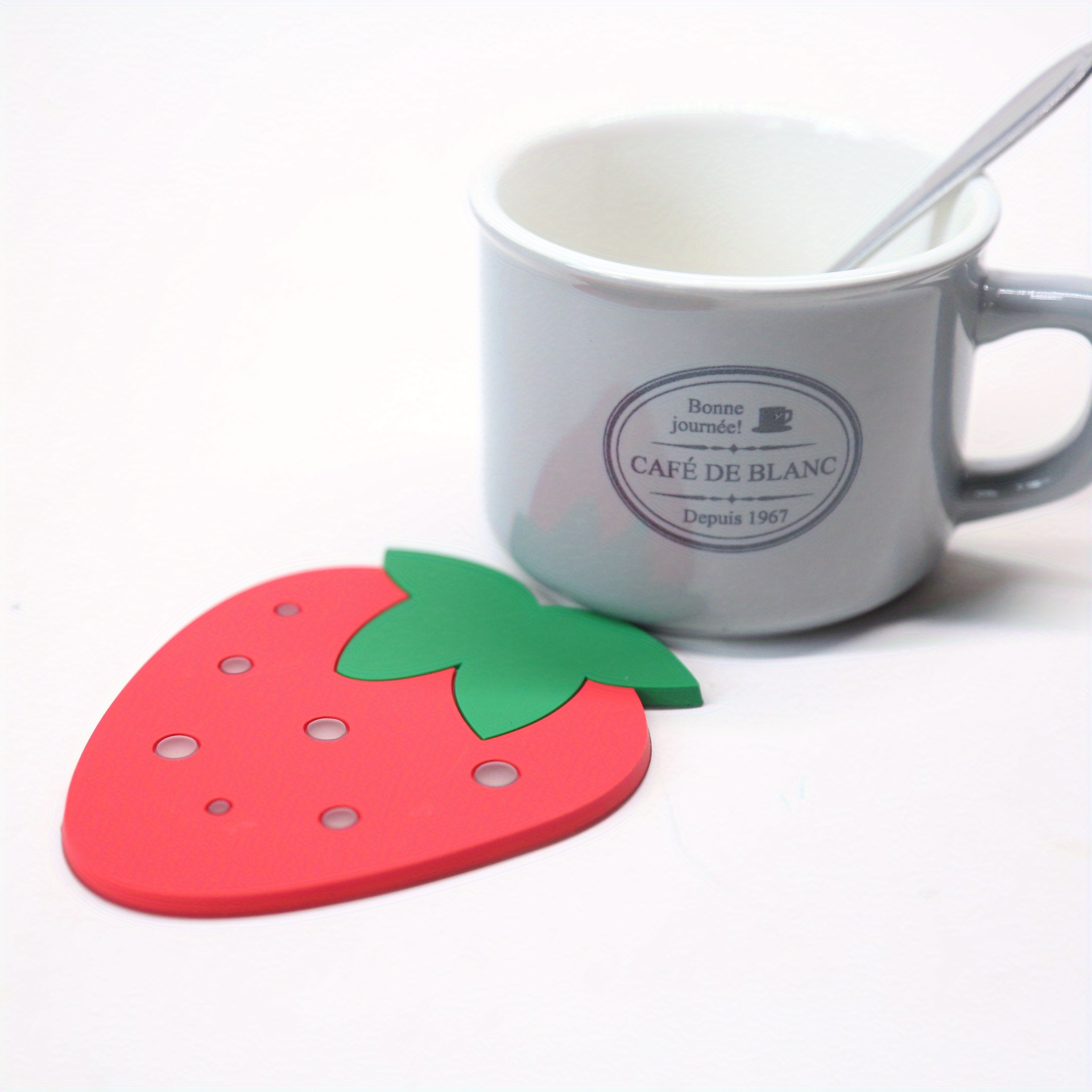 thumbnail image 2 of Lumous Rola 6pc Silicone Fruit Coaster Set – Colorful Cup Drinks Mat, Washable 2 of 4
