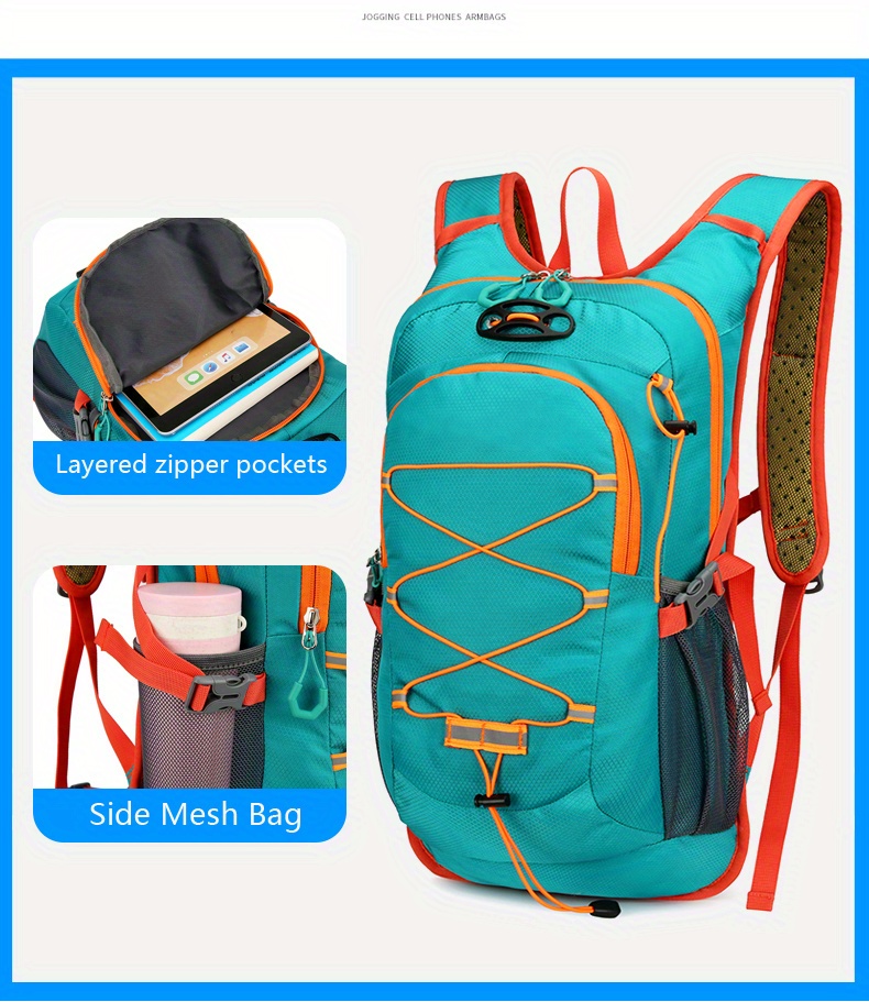  Mountain Mike Hiking Gear Backpack Shoulder Strap Water Bottle  Holder… : Sports & Outdoors