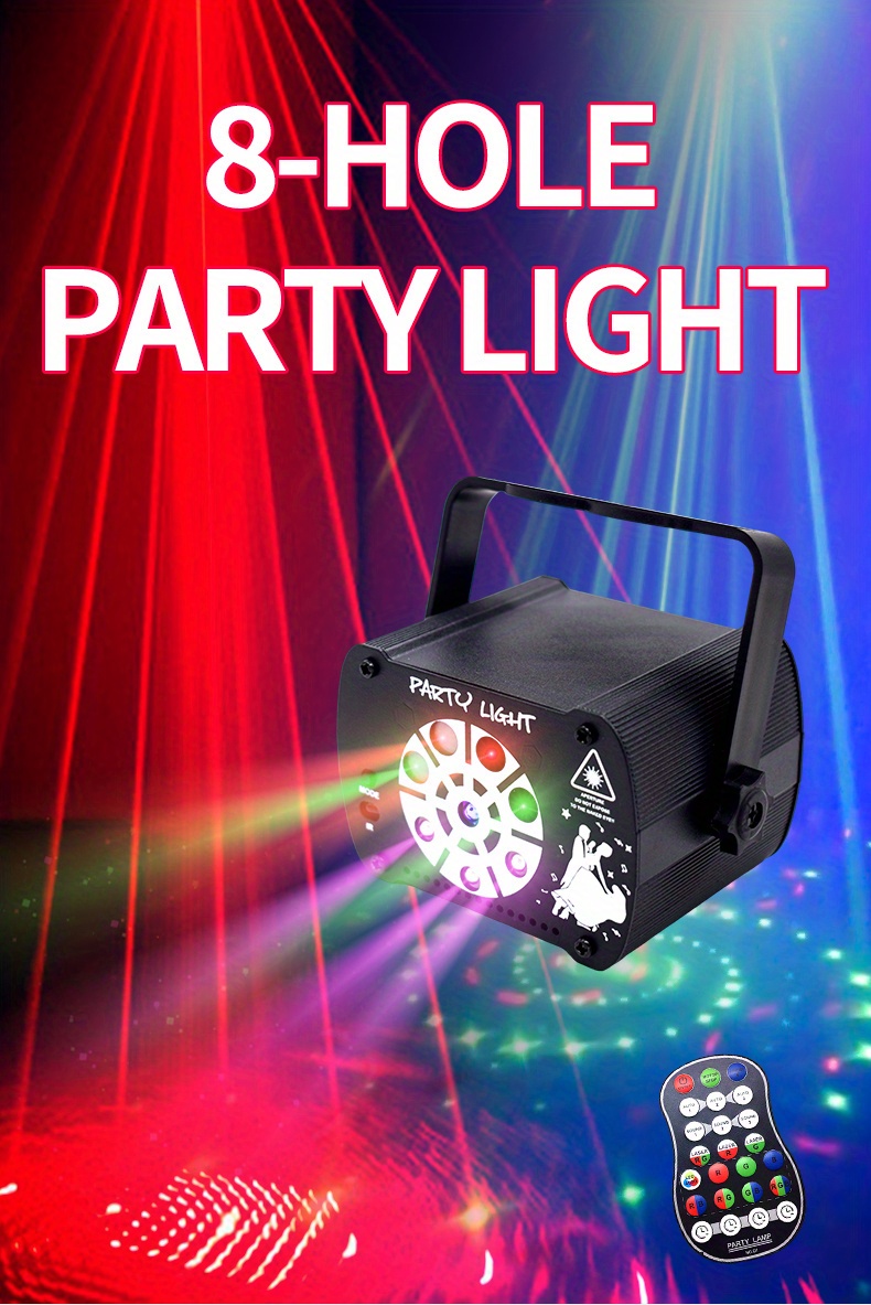 3 in 1 Uv Party Lights Dj Disco Stage Lights Stroboscopic - Temu