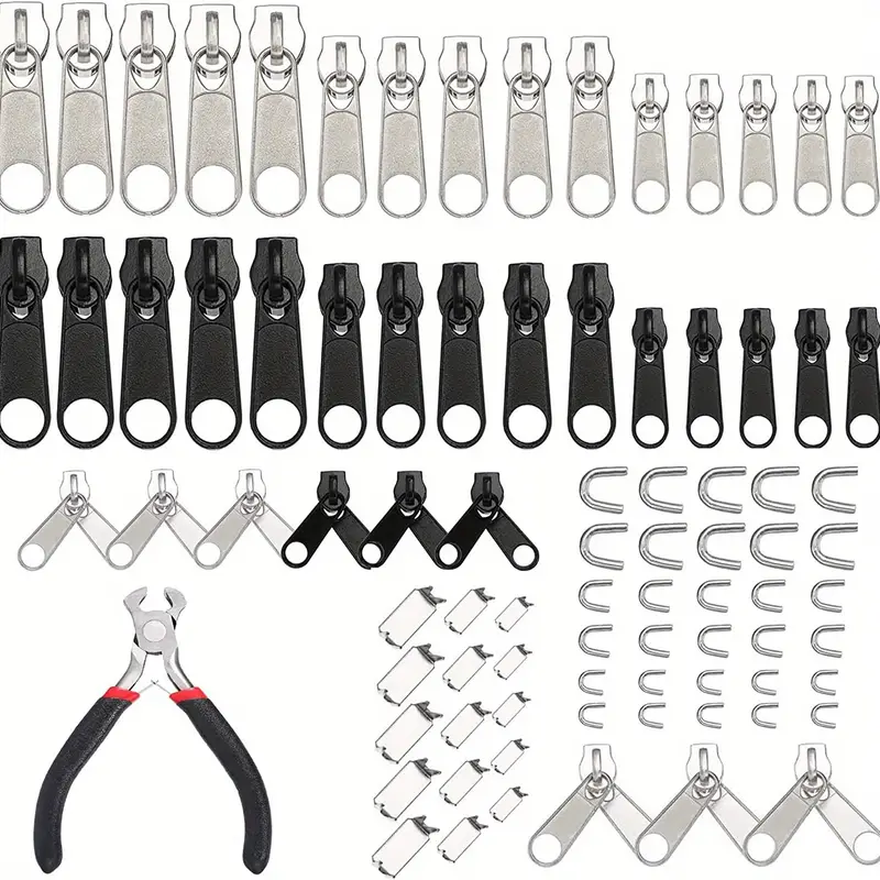 Nylon Zipper Repair Kit Replacement Slider: Zipper Bottom - Temu