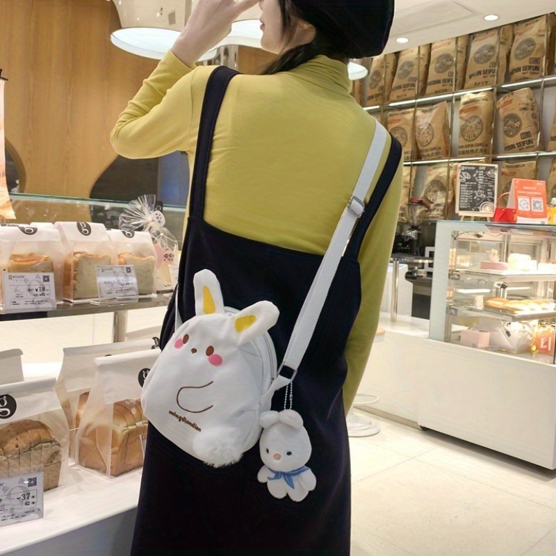 New Cartoon Plush Bag Cute Bunny Backpack