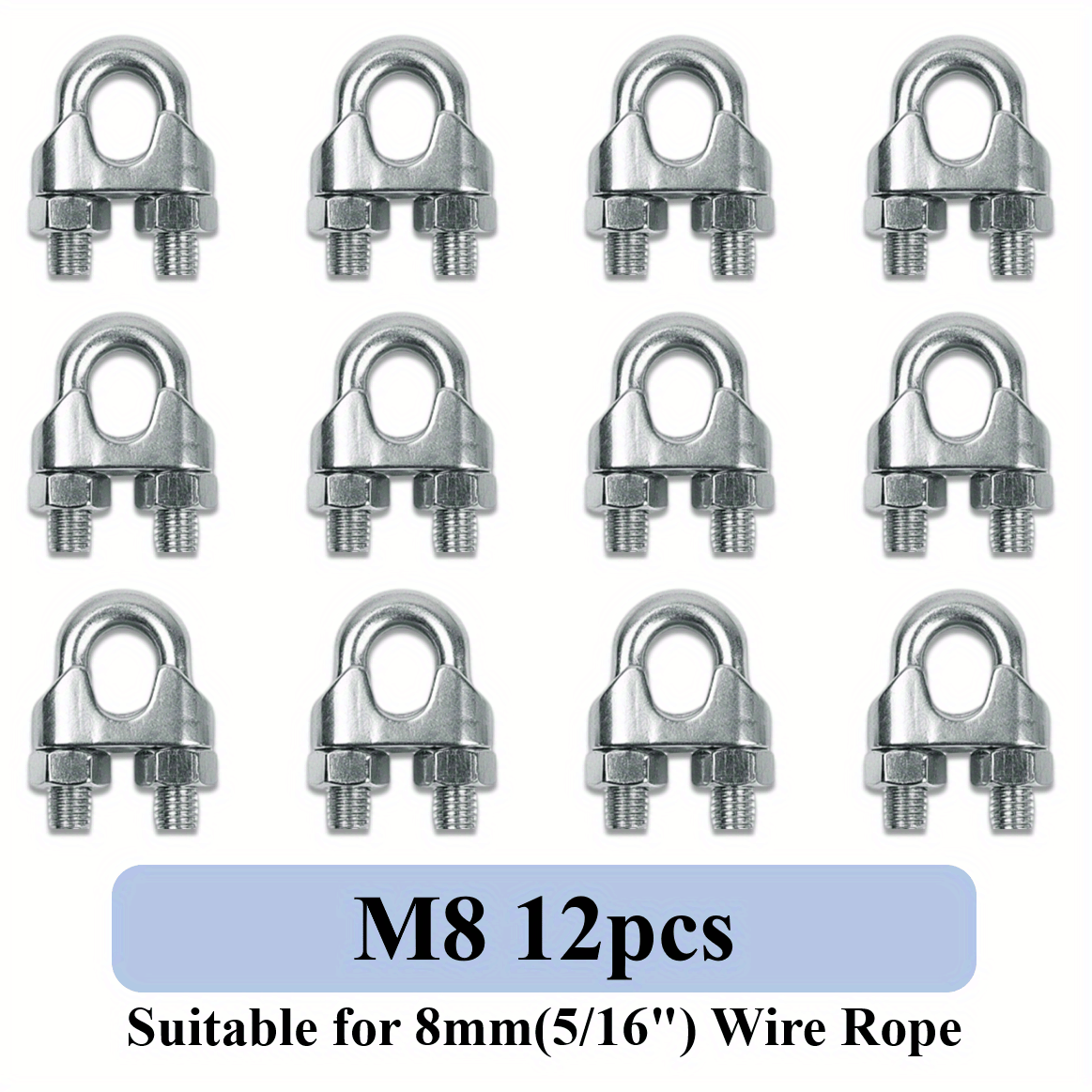 Serre-câbles M1 à M12 Spécifications diverses Pince de Fixation de