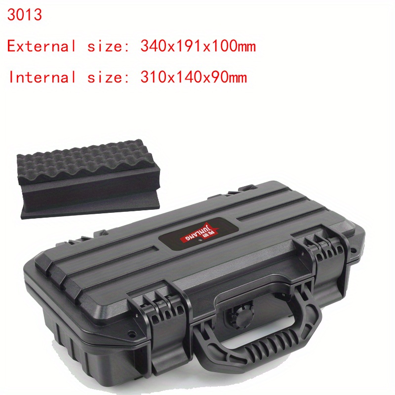 Tactical Shockproof Safety Case Waterproof Lockable Toolbox Airtight  Instrument Case Military Molle System Storage Box Tw