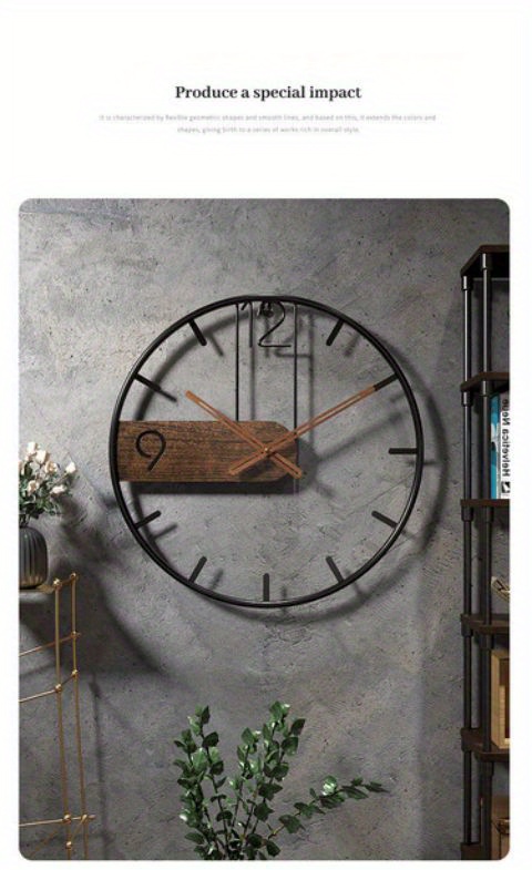 add a   to your home with this   clock silent nursing room clock details 6