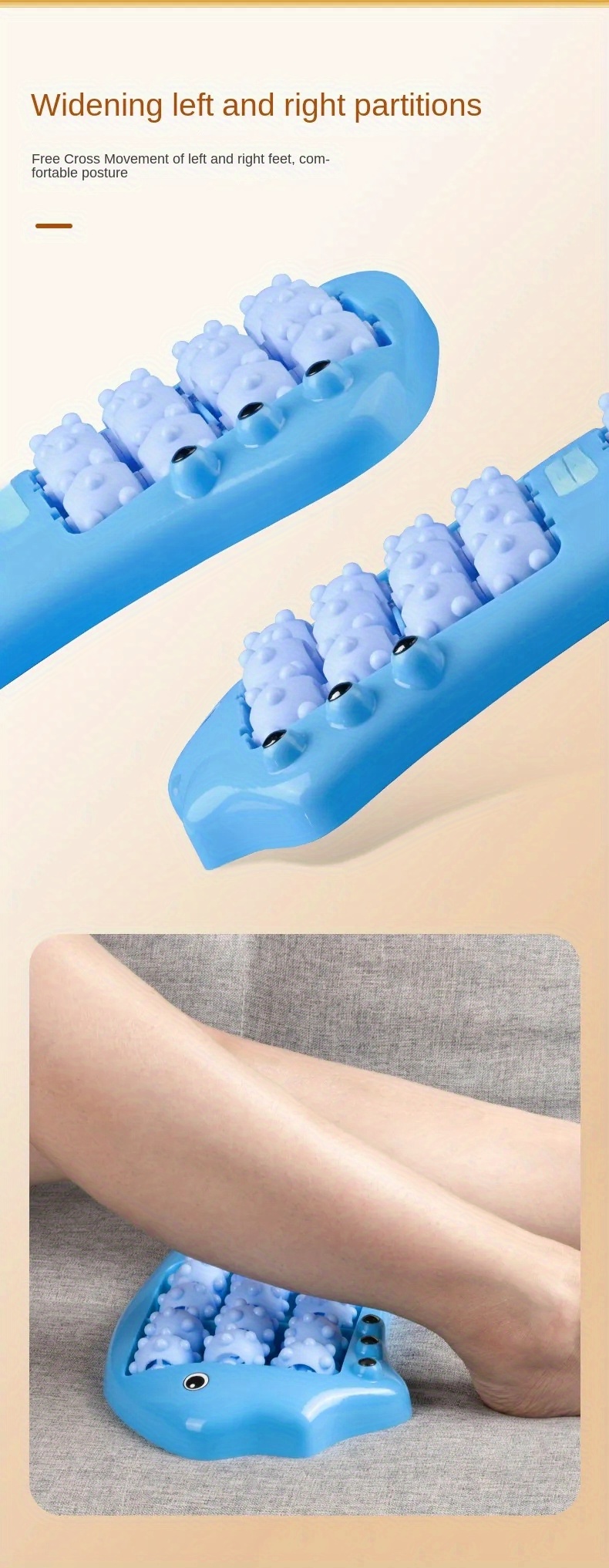 Relieve Tired Feet 24 beads Fish Shape Foot Massager Home Temu