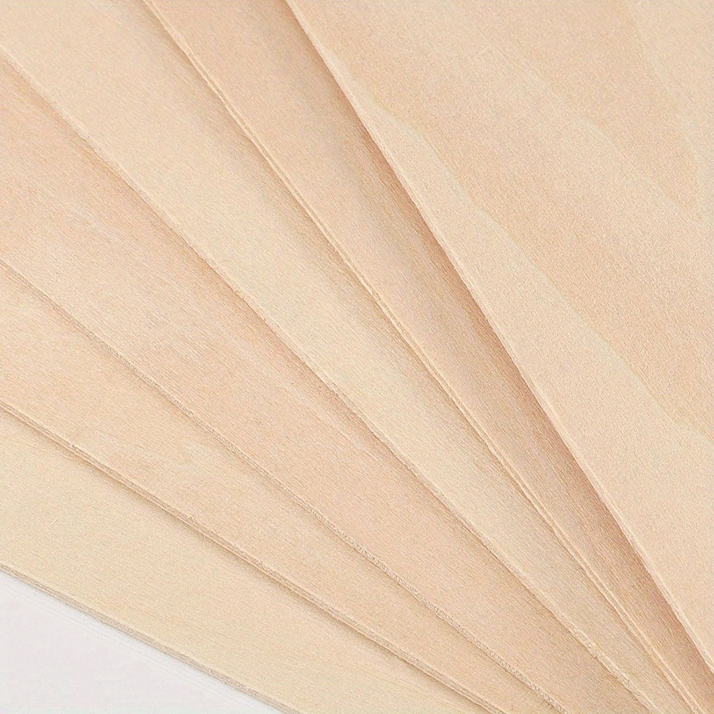 10 PCS Basswood Sheet 3mm Plywood Basswood Sheets Unfinished Thin Wood  Sheets For Laser Cutting Engraving DIY Modeling