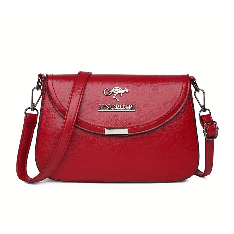 Vintage Square Shoulder Bag Crossbody Purse