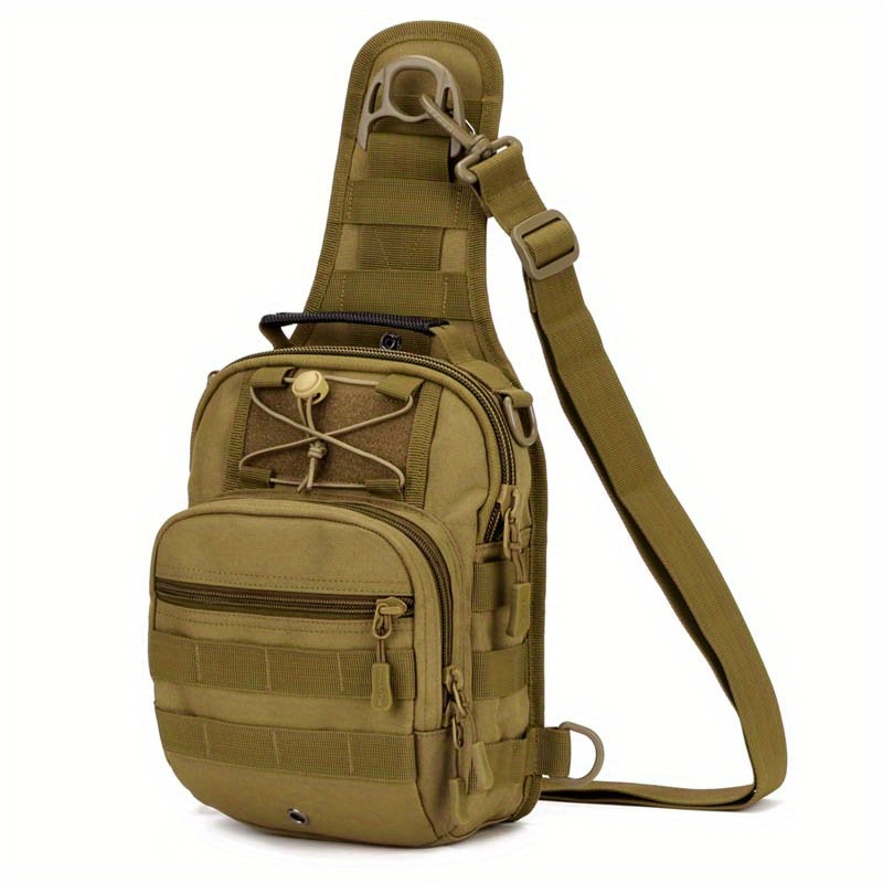 Tactical Shoulder Bag With Cushion Strap Outdoor Chest Bag Multi