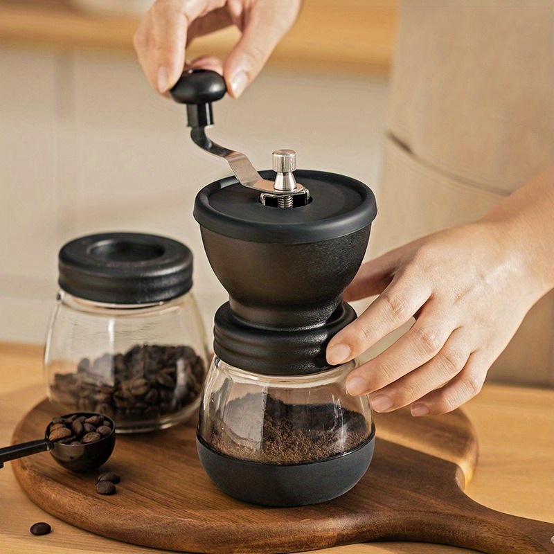 1pc Portable Hand Operated Coffee Maker Manual Coffee Bean Grinder For Home  Use
