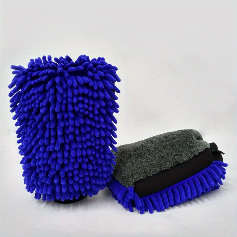 Gc Car Wash Mitt Scratch Free 5 finger Microfiber Wash Mitts - Temu