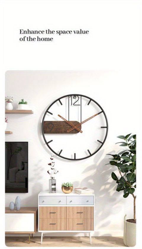 add a   to your home with this   clock silent nursing room clock details 3