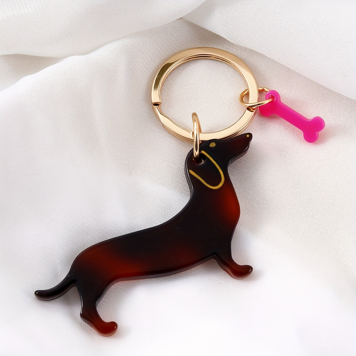 Fashion Dog Keychain French Bulldog PU Leather Keychain For Women Bag Charm  Trinket Men Car Key Ring Key Chain Jewelry Gift - AliExpress