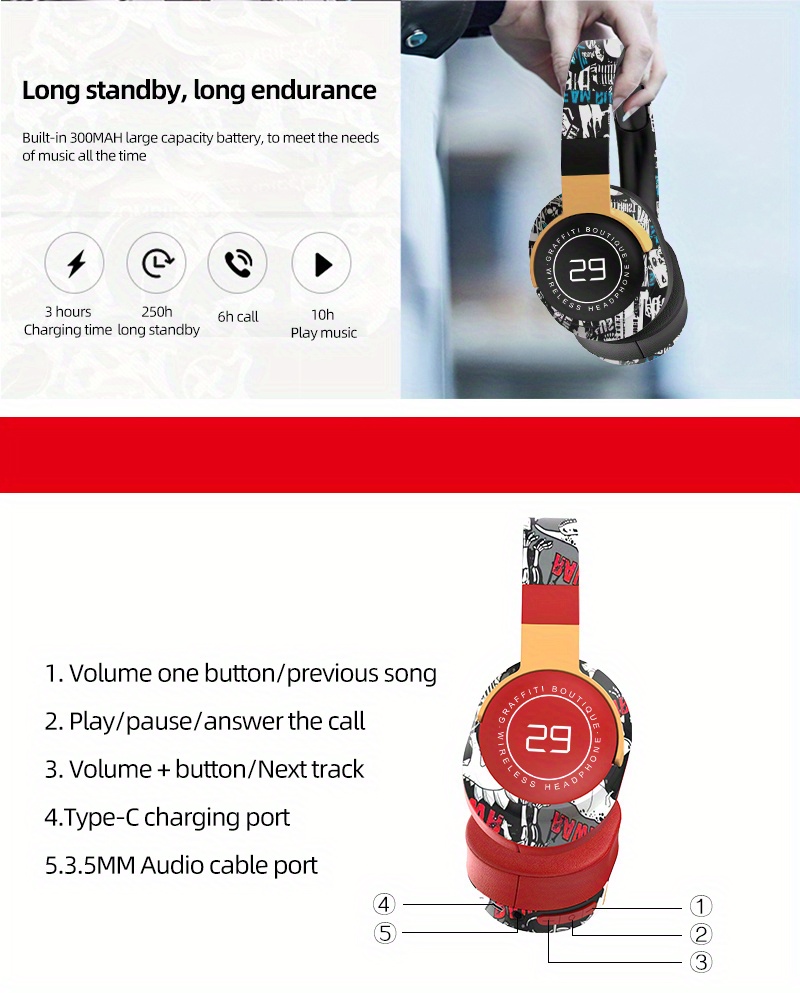 Noise Canceling Wireless Headphones - Image 5