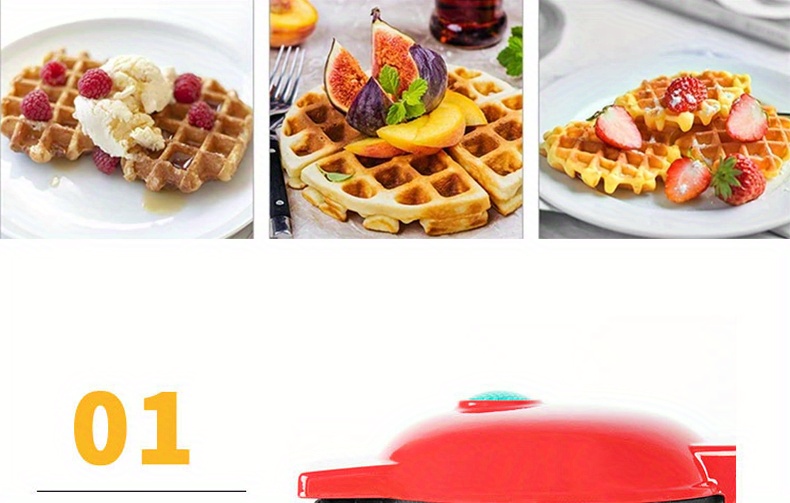 1pc Nonstick Mini Waffle Maker for Kids - Perfect for Pancakes, Waffles,  Paninis, Breakfast, Lunch, and Snacks - Easy to Use - AliExpress