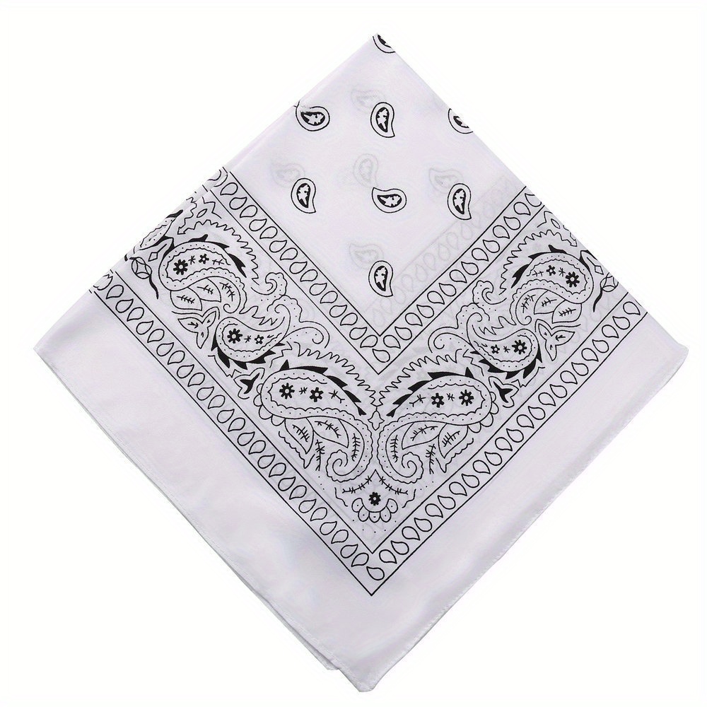 55 55cm multifunctional paisley hip hop scarf street dance - Temu