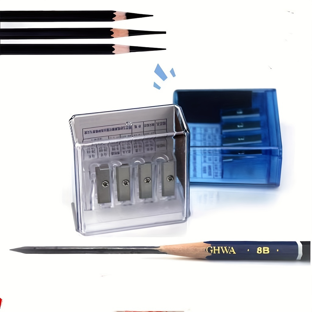 4 in 1 Pencil Sharpener Special Charcoal Pen 14b Special Temu