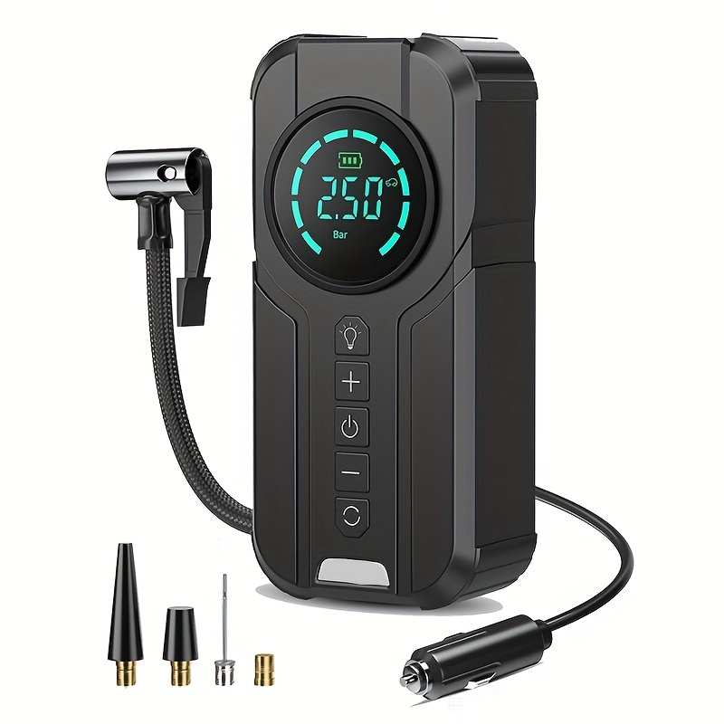 Cafele Car Tire Inflator Pump 12v Portable Mini Car Air Compressor  Motorcycle Bike Boat Tire Inflator Digital Automatic Inflator Pump, Quick  & Secure Online Checkout