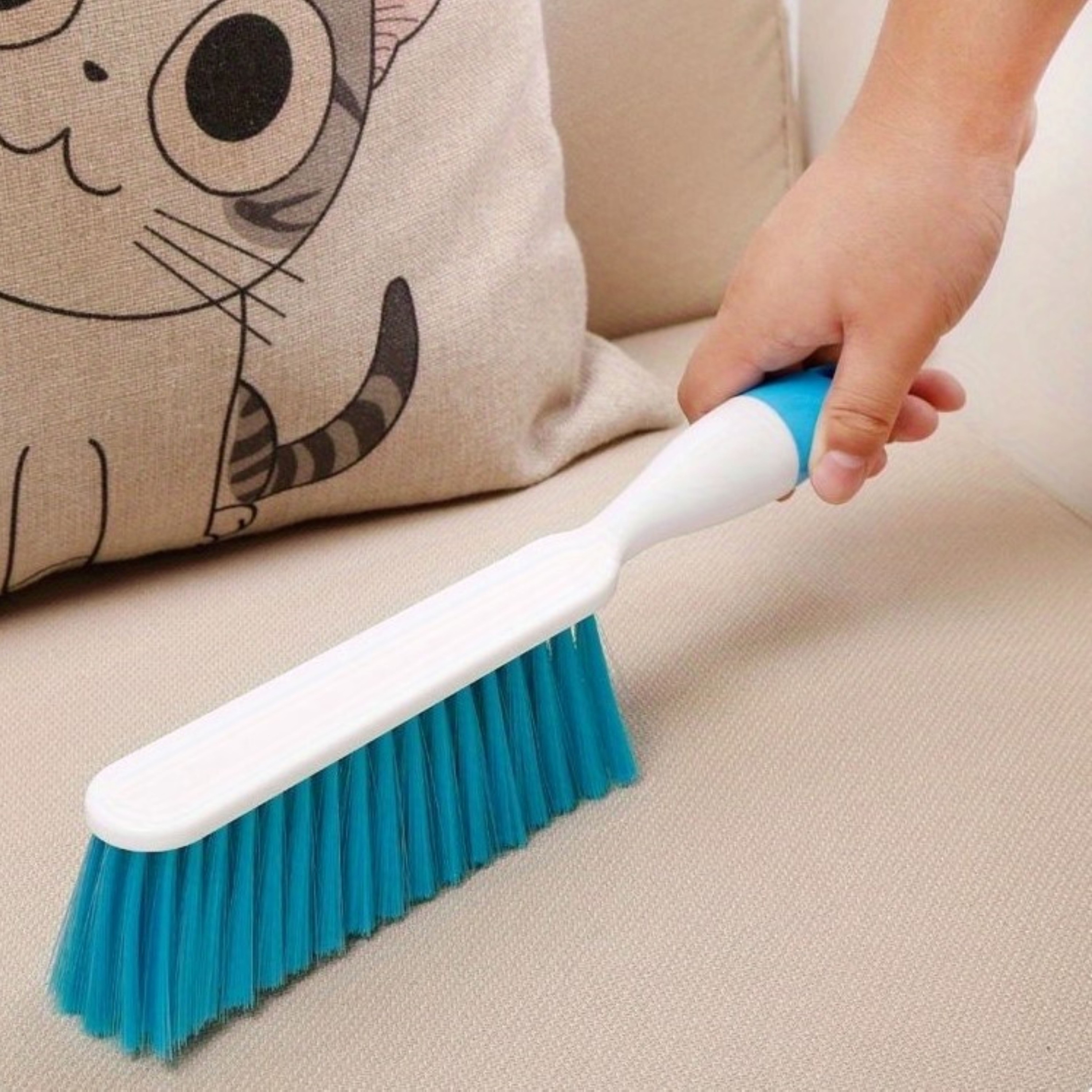 Multi-functional Bed Brush - Large Dust Removal, Carpet Cleaning