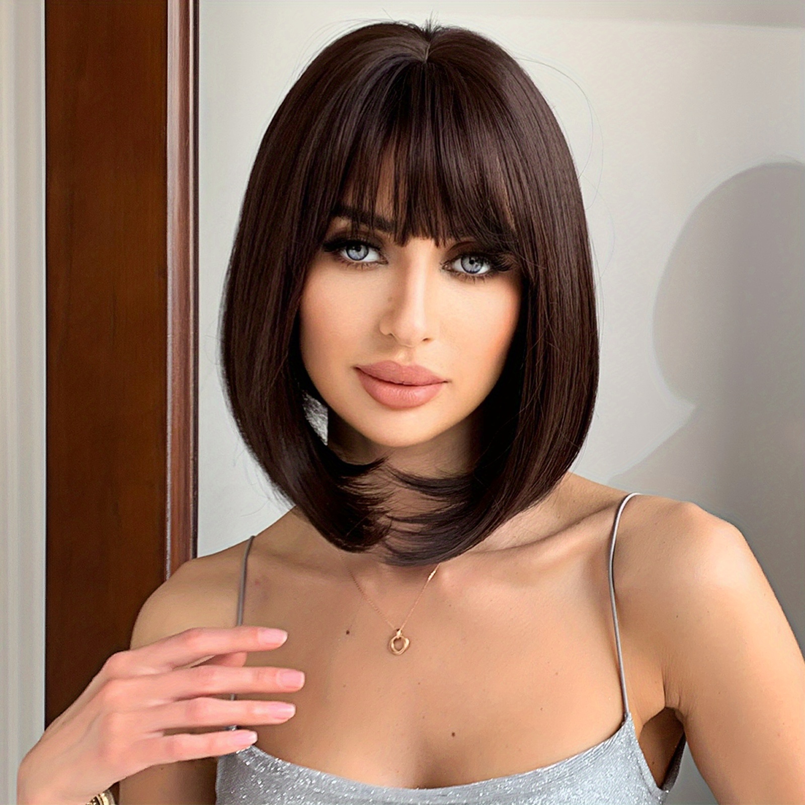 Short straight shop hair wig