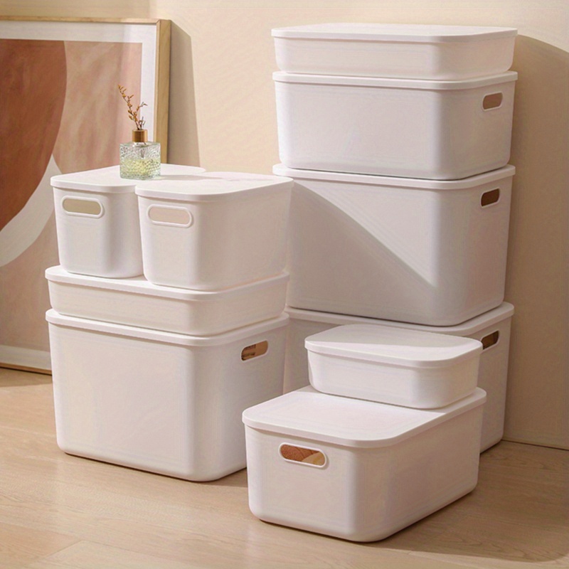 Folding Storage Cabinet Storage Box Lid Organizing Box - Temu