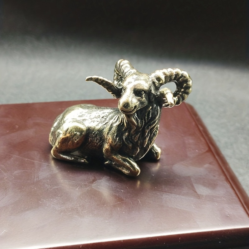 Antique Miscellaneous Bronze Ware Copper Cast Antelope Goat - Temu Canada