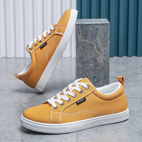mens casual canvas sneakers for students