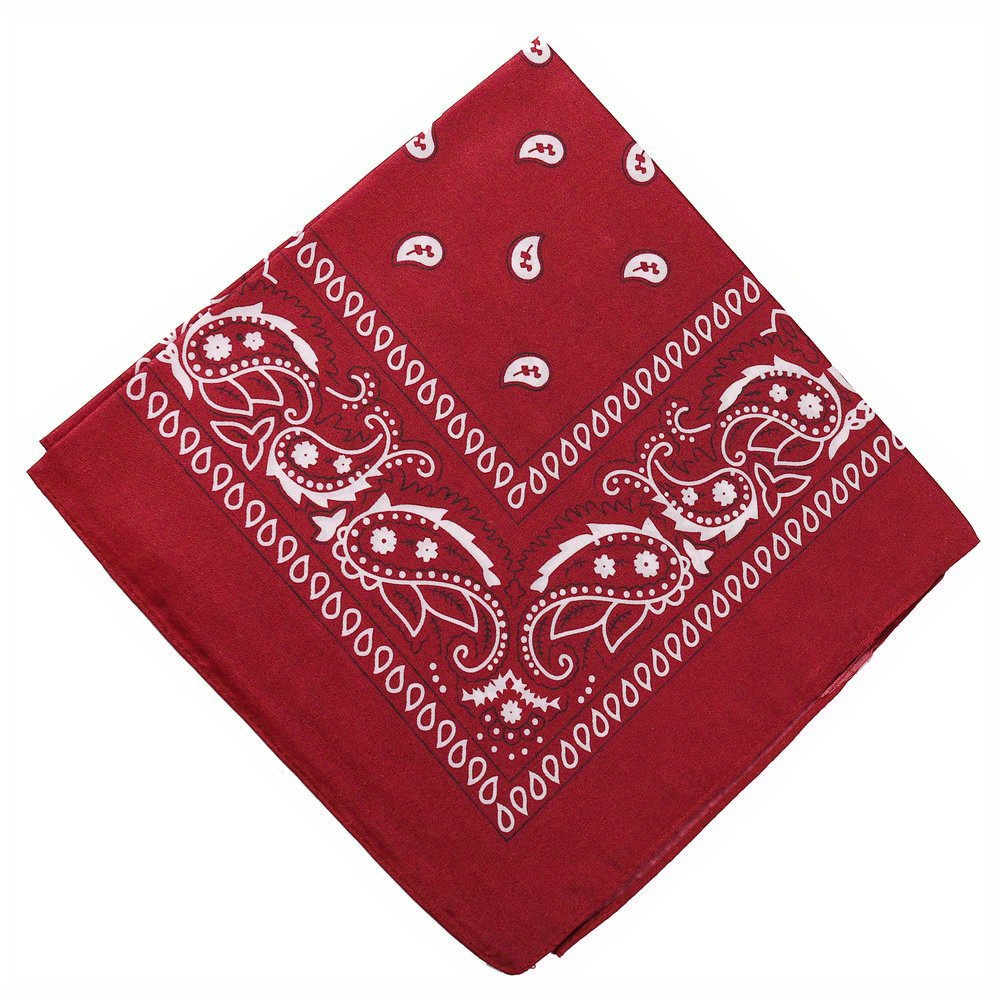 55 55cm multifunctional paisley hip hop scarf street dance - Temu