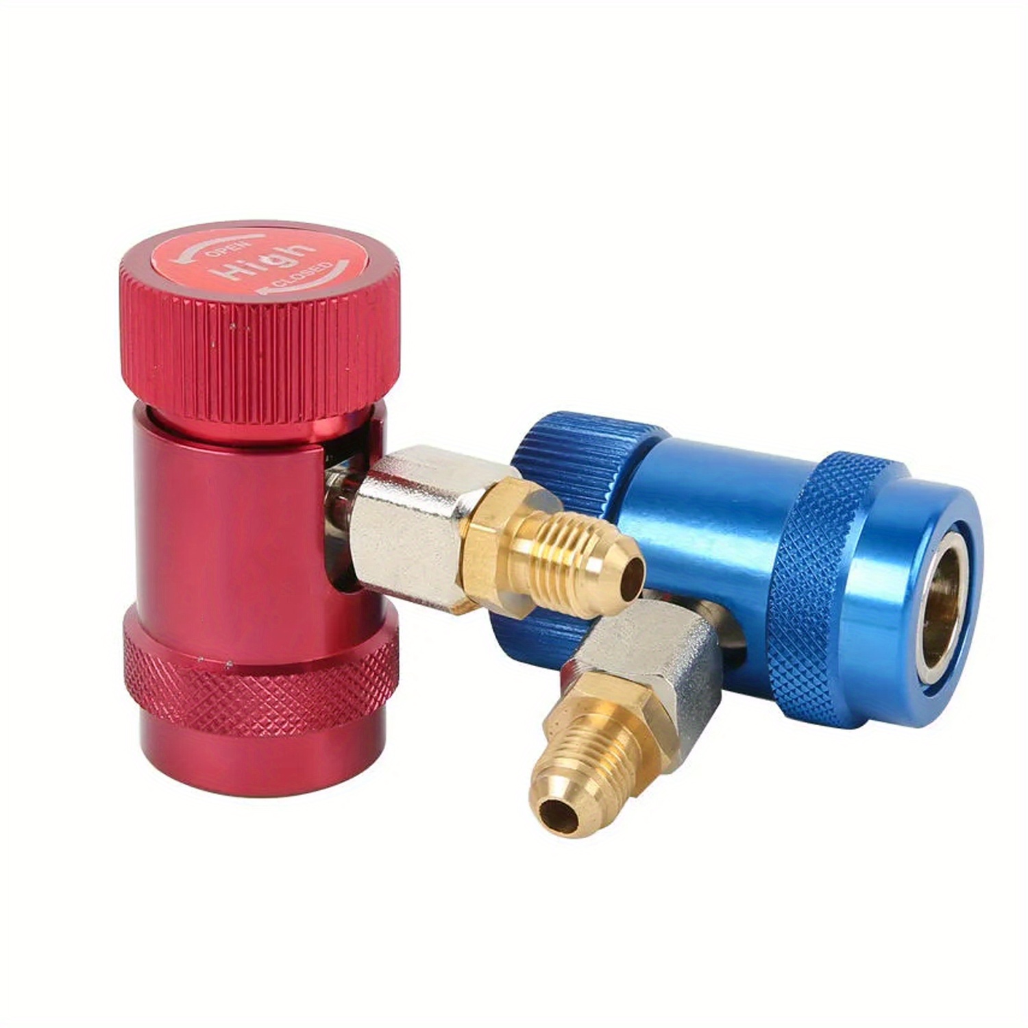 Quick Couplers Connectors Adapters R1234yf To R134a High Low Side Adapter  Fitting Connector Car Airconditioning Fitting