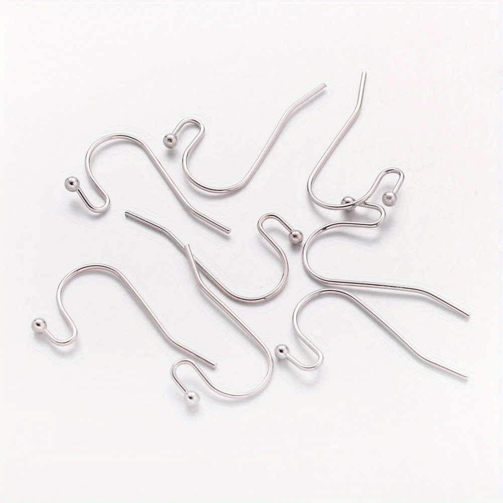 Hypoallergenic Earring Hooks Silver Ear Wires Fish Hooks - Temu United  Kingdom