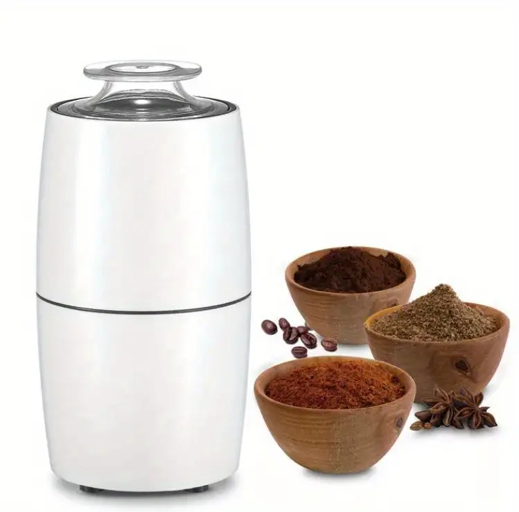1pc noiseless electric stainless steel coffee grinder and spice grinder for espresso latte mochas herbs spices nuts and grains coffee accessories details 12