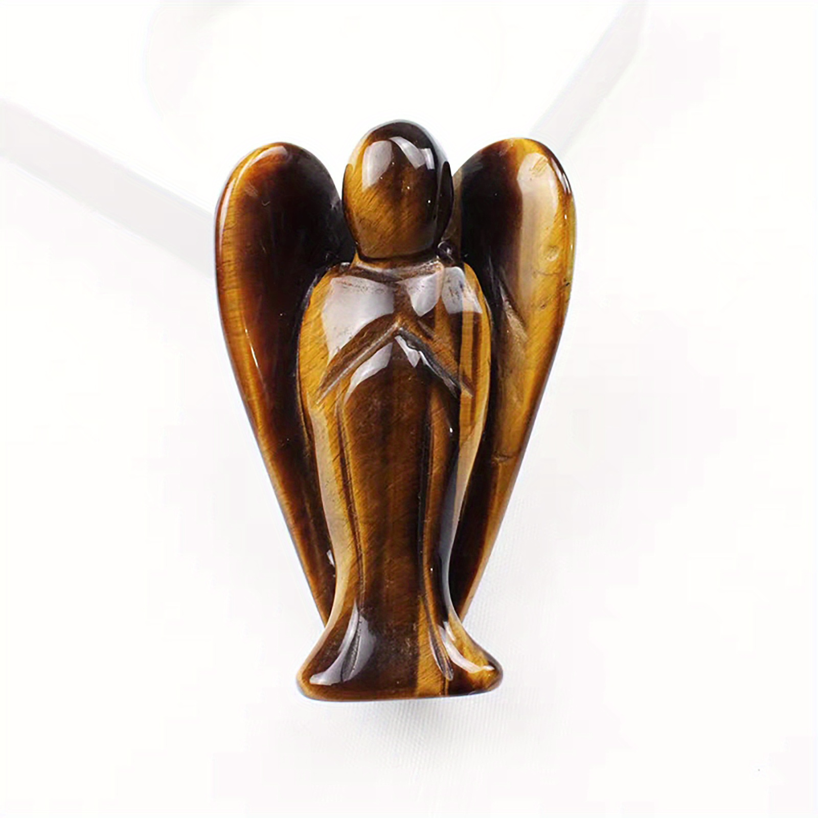  Praying Angel Figurine Hand Craved Guardian Angel