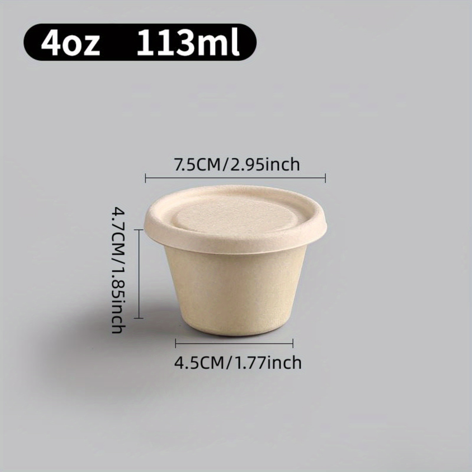 Disposable Soup Containers Lids  Paper Soup Containers Lids - 50