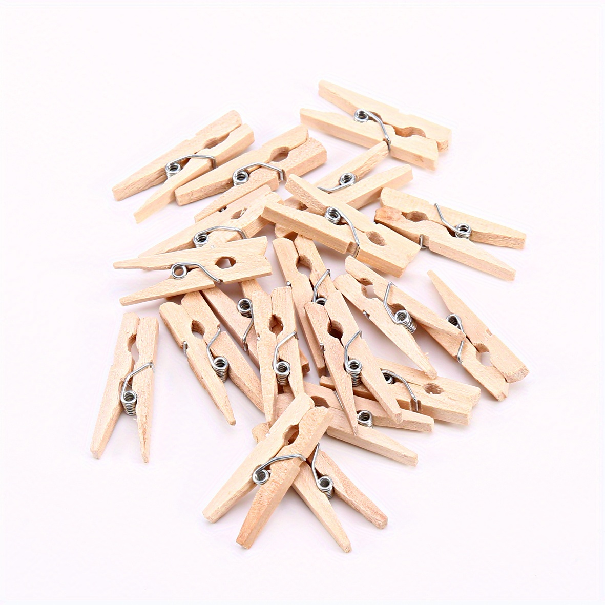 Mini Clothes Pins For Photo Small Clothespins Natural Wooden - Temu