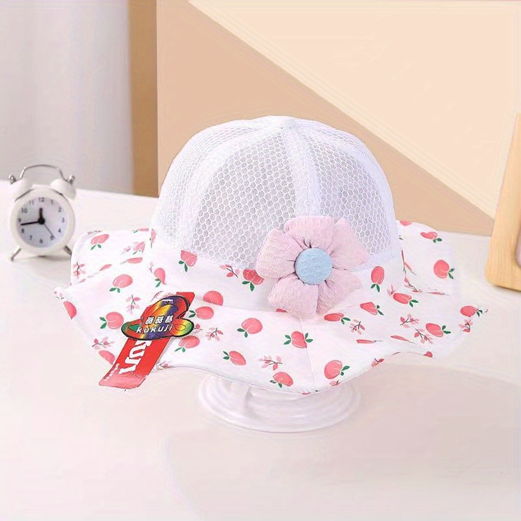 Temu 1pc Baby Summer Straw Hat, Children's Sun Protection Fisherman Hat, Kids Sunshade Cool Hat for Summer, Free Returns & Free, Christmas Gifts, Ship