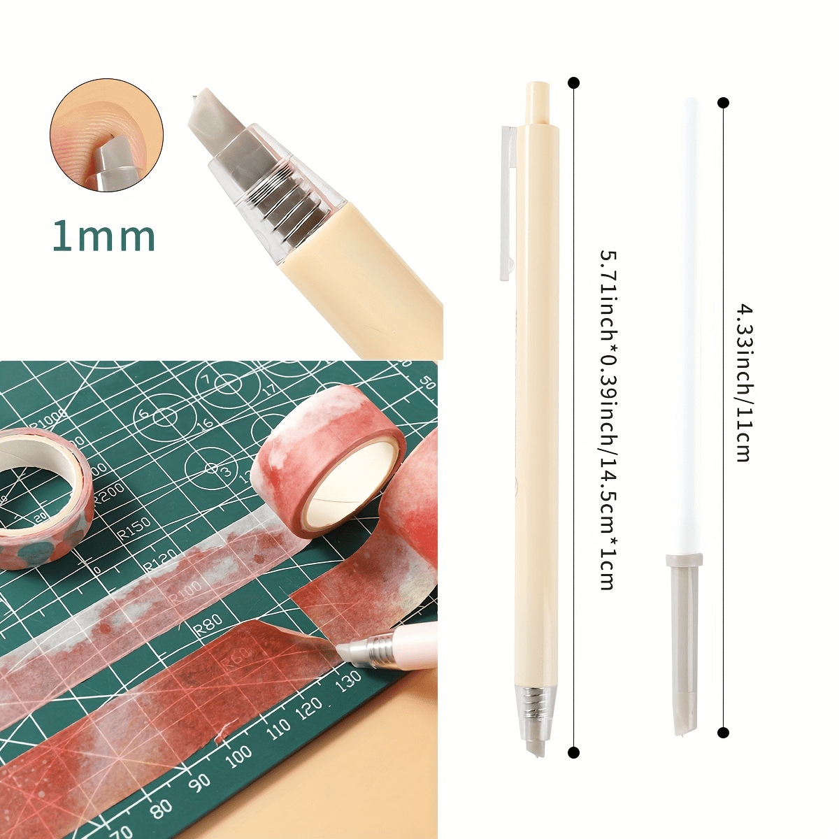 Ceramic Paper Cutter Pen Cutter Utility Cutters for Crafts Notebook DIY  Multifunctional