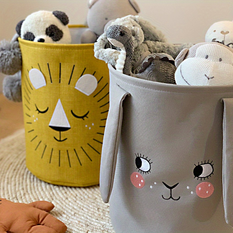 LifeCustomize - Cesta de almacenamiento para ropa sucia, diseño de jirafa  con cordón plegable para bebé