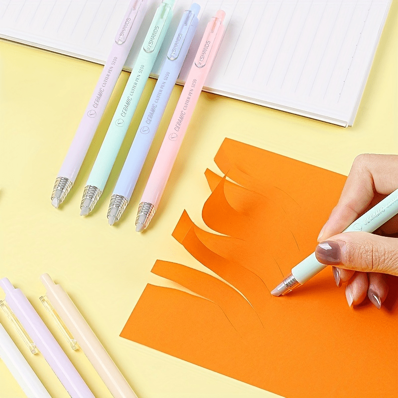 ✨ easy craft ideas /How to make pen knife at home/Diy paper pen Cutter /Paper  Cutter easy to make 