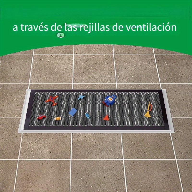 Cubiertas de ventilación de suelo, cubierta rectangular de rejilla de  ventilación de aire, cubierta magnética de malla de PVC para registro,  pantalla