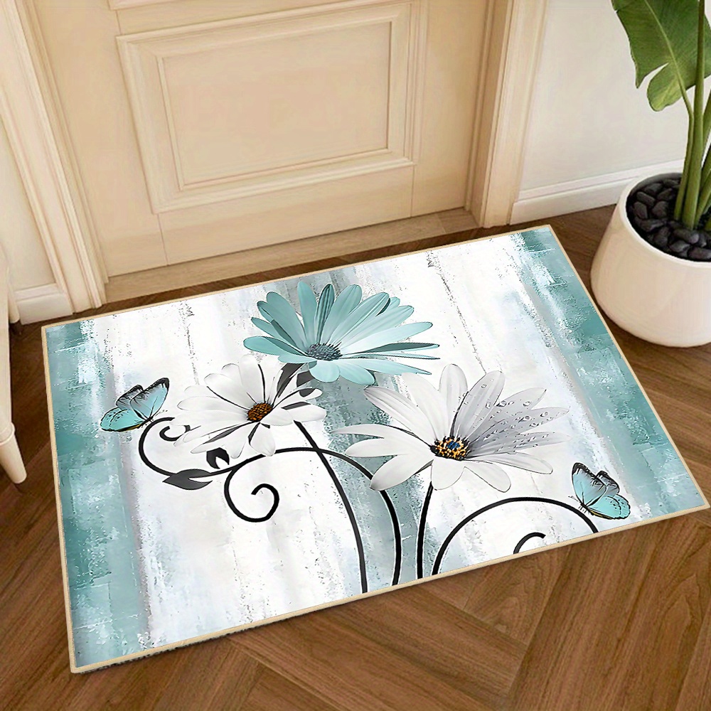 Welcome Guests In Style With This Super Absorbent Door Mat - Temu